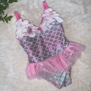 Floatimini Mermaid Swimsuit 3T Swim Pink Scales